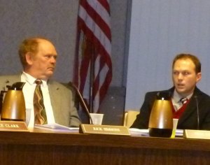 Mayor, Council, Community to Work Together on Storm Water Revisions Councilmen Rick Simmons, Pete Gillespie
